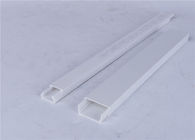 Green Level PVC Extrusion Profiles , Customized Plastic Wiring Duct
